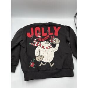 H&M 5-6T Kids “Jolly” Christmas Sweatshirt Pullover
